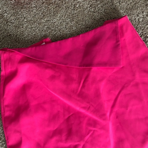 Hot Pink Cropped Set (top & skirt) - Picture 2 of 5